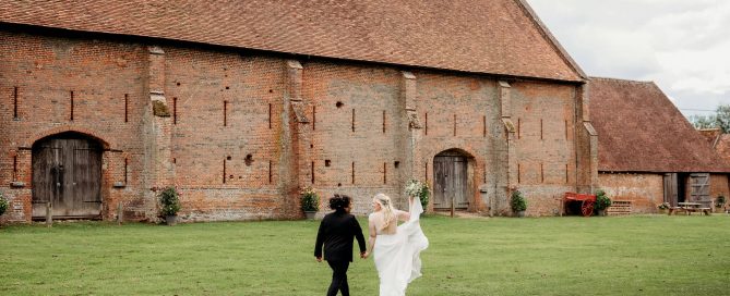 same sex couple captured by a hampshire wedding photographer