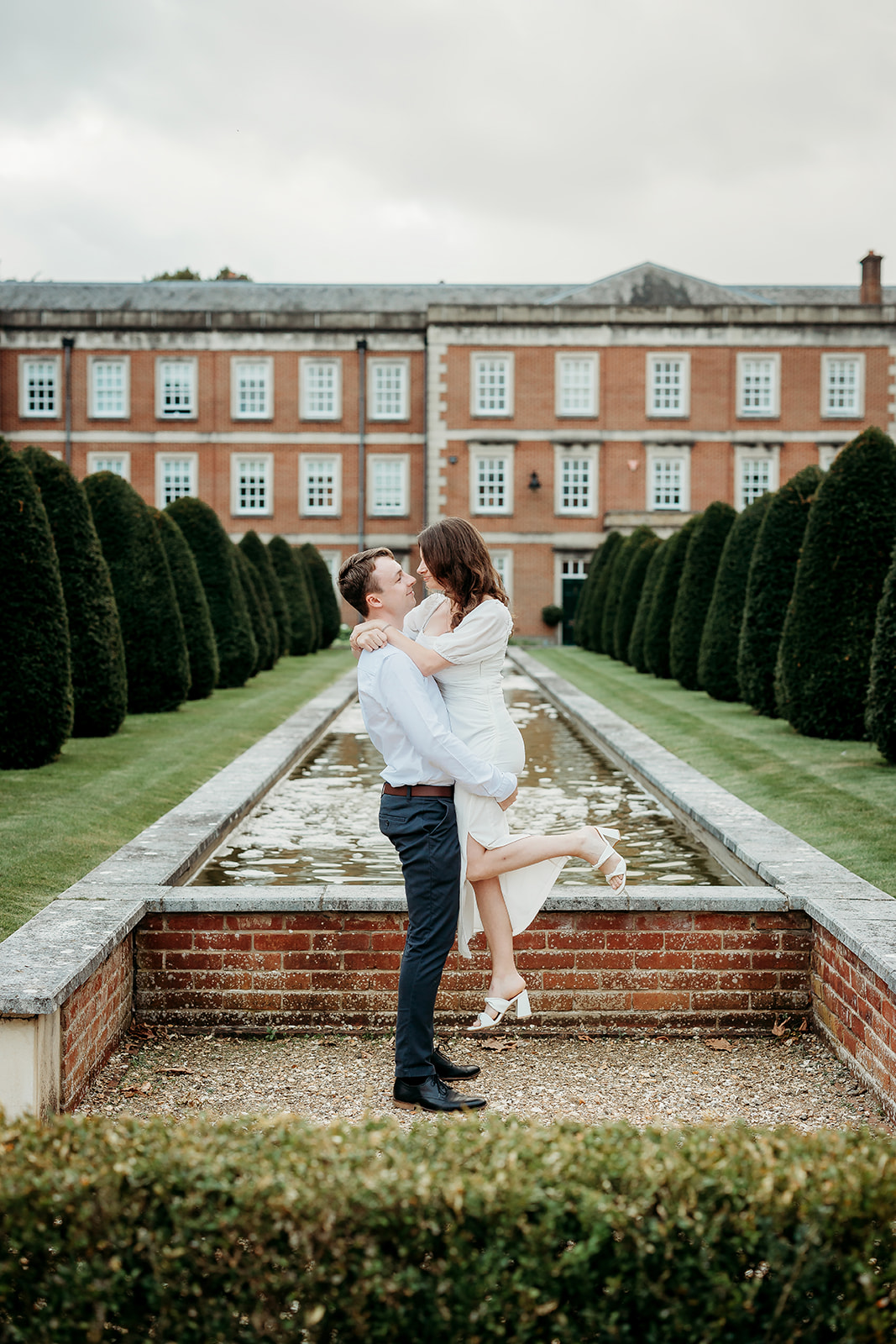 Winchester engagement session captured by a Hampshire wedding photographer