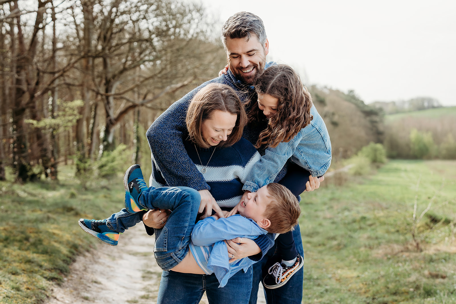 a family photography session captured by a Hampshire family photographer