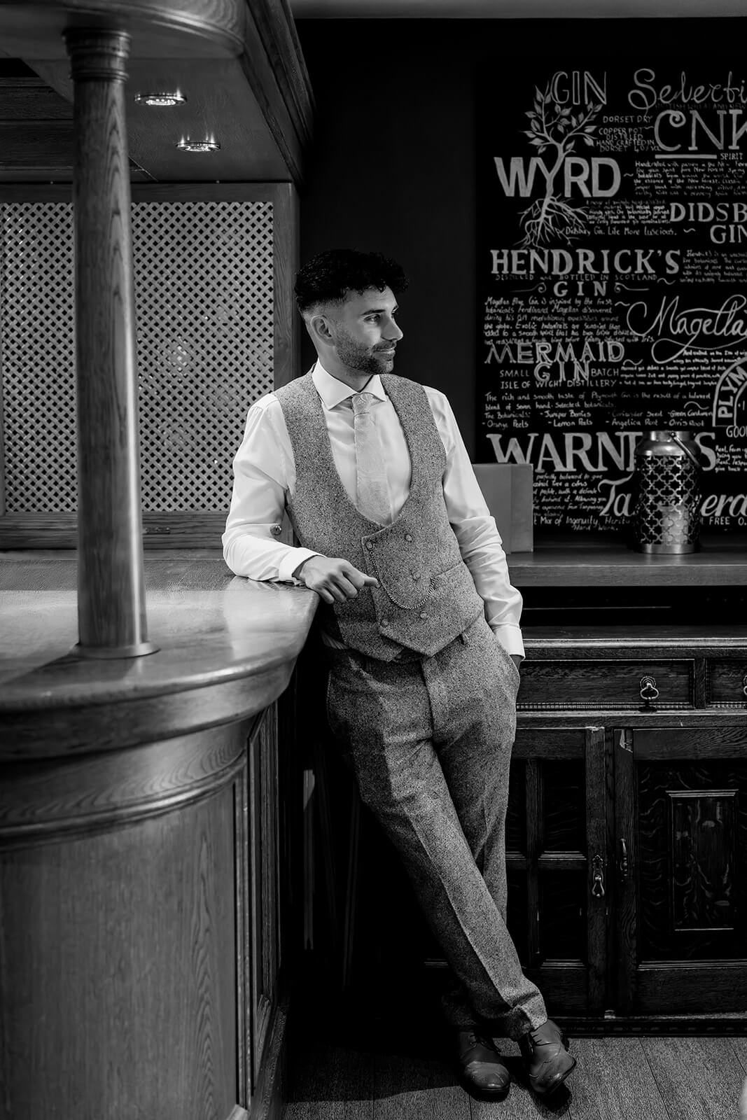 groom prep taken from a hampshire wedding photographer