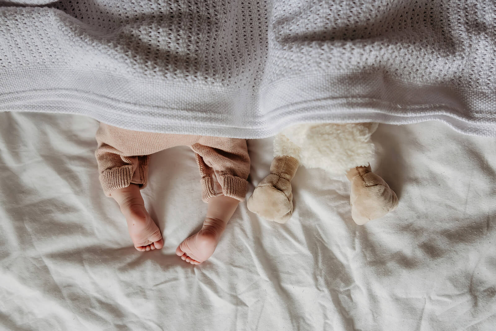 hampshire newborn photographer with newborn baby and teddy-2 a newborn baby tiny feet next to a toys feet